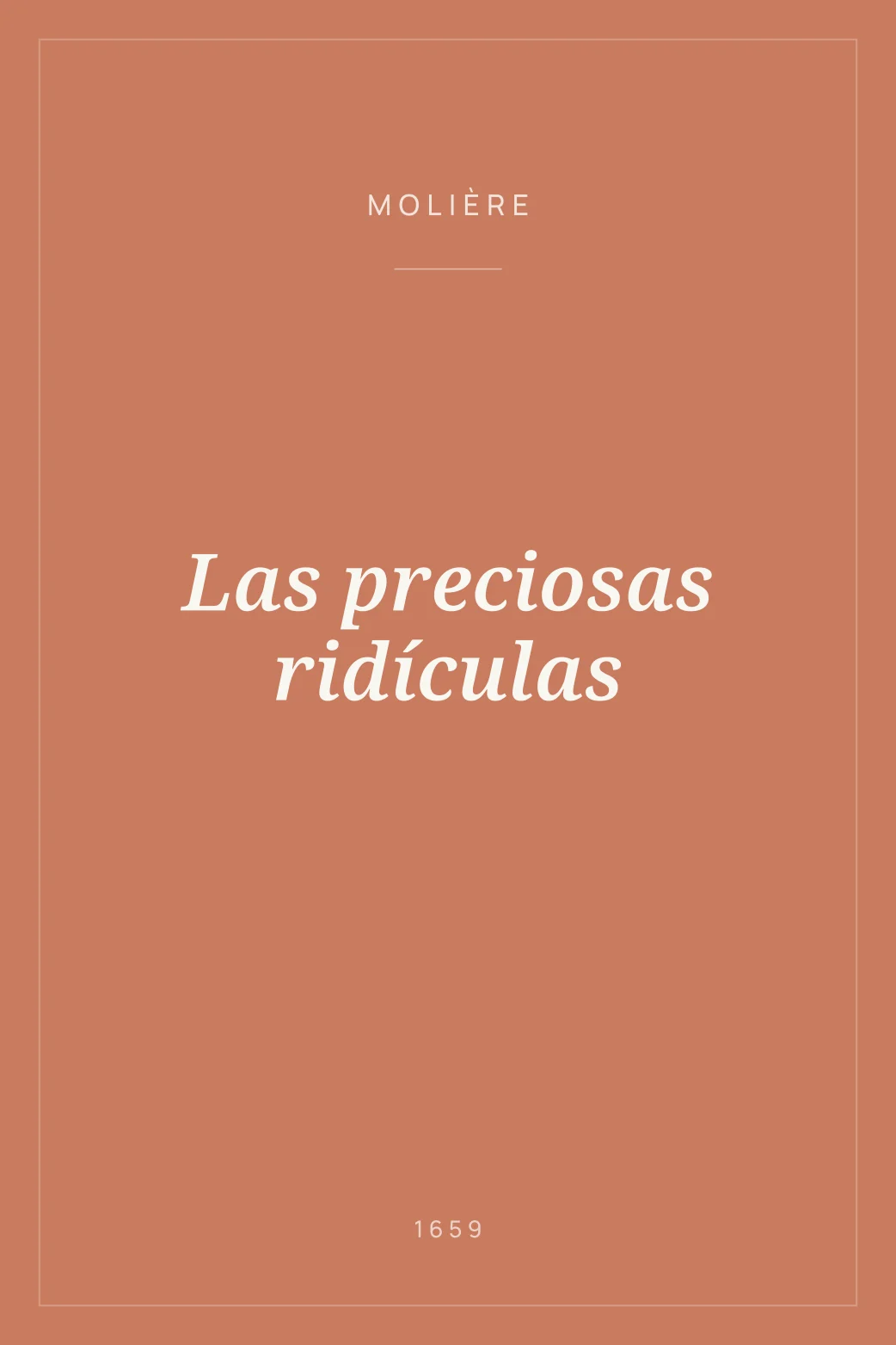 Portada de Las preciosas ridículas