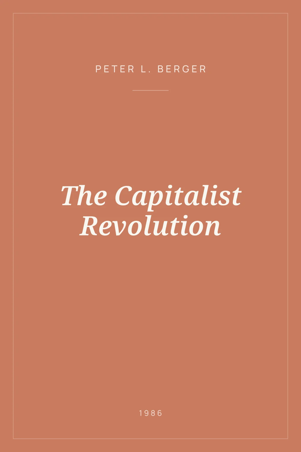 Portada de The Capitalist Revolution