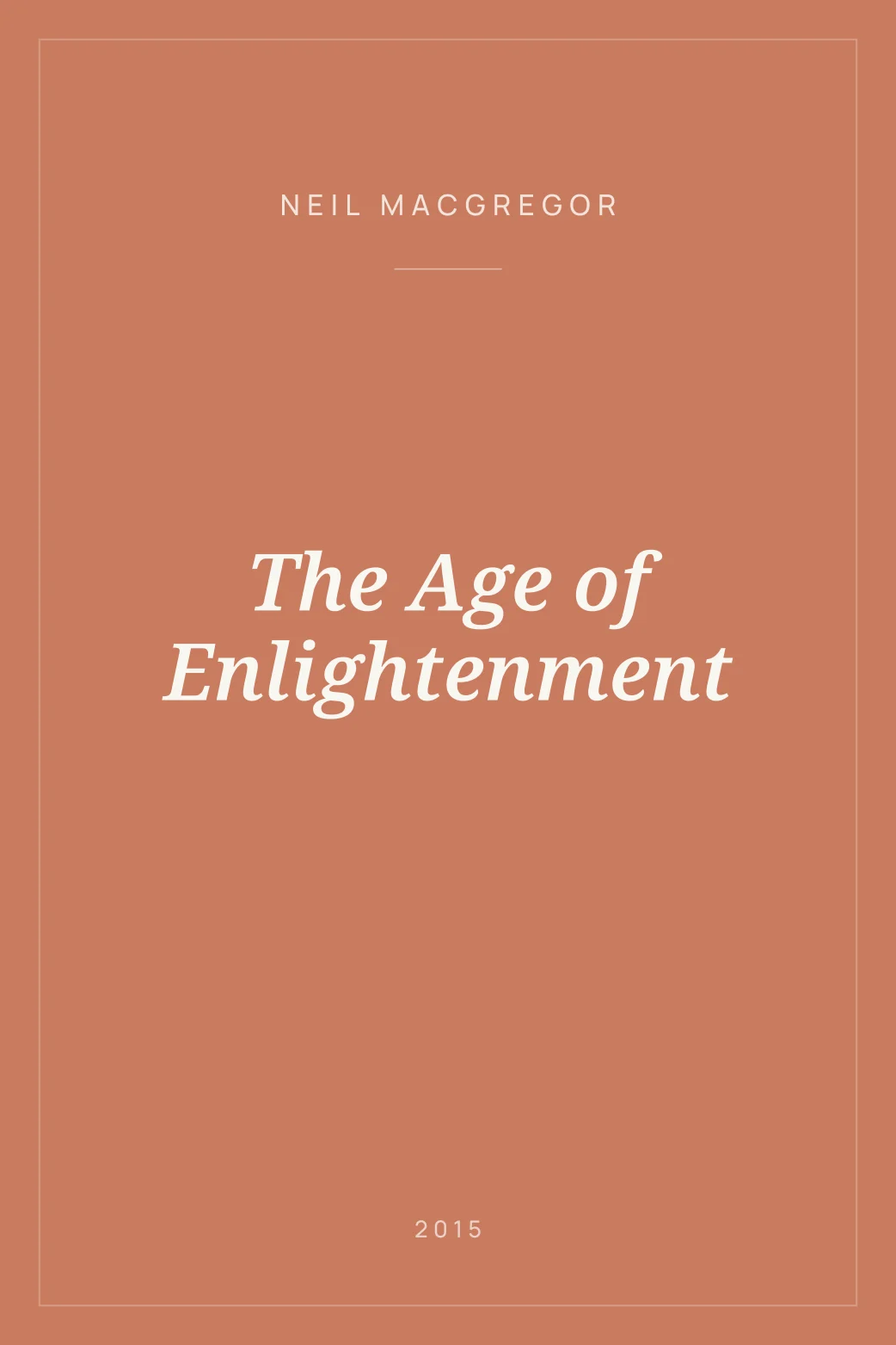 Portada de The Age of Enlightenment