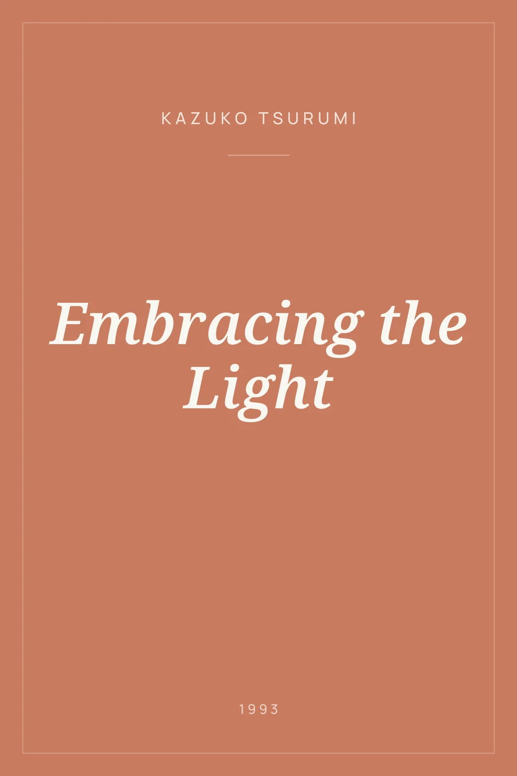 Portada de Embracing the Light