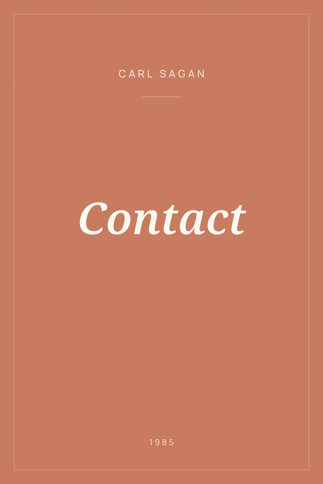 Portada de Contact