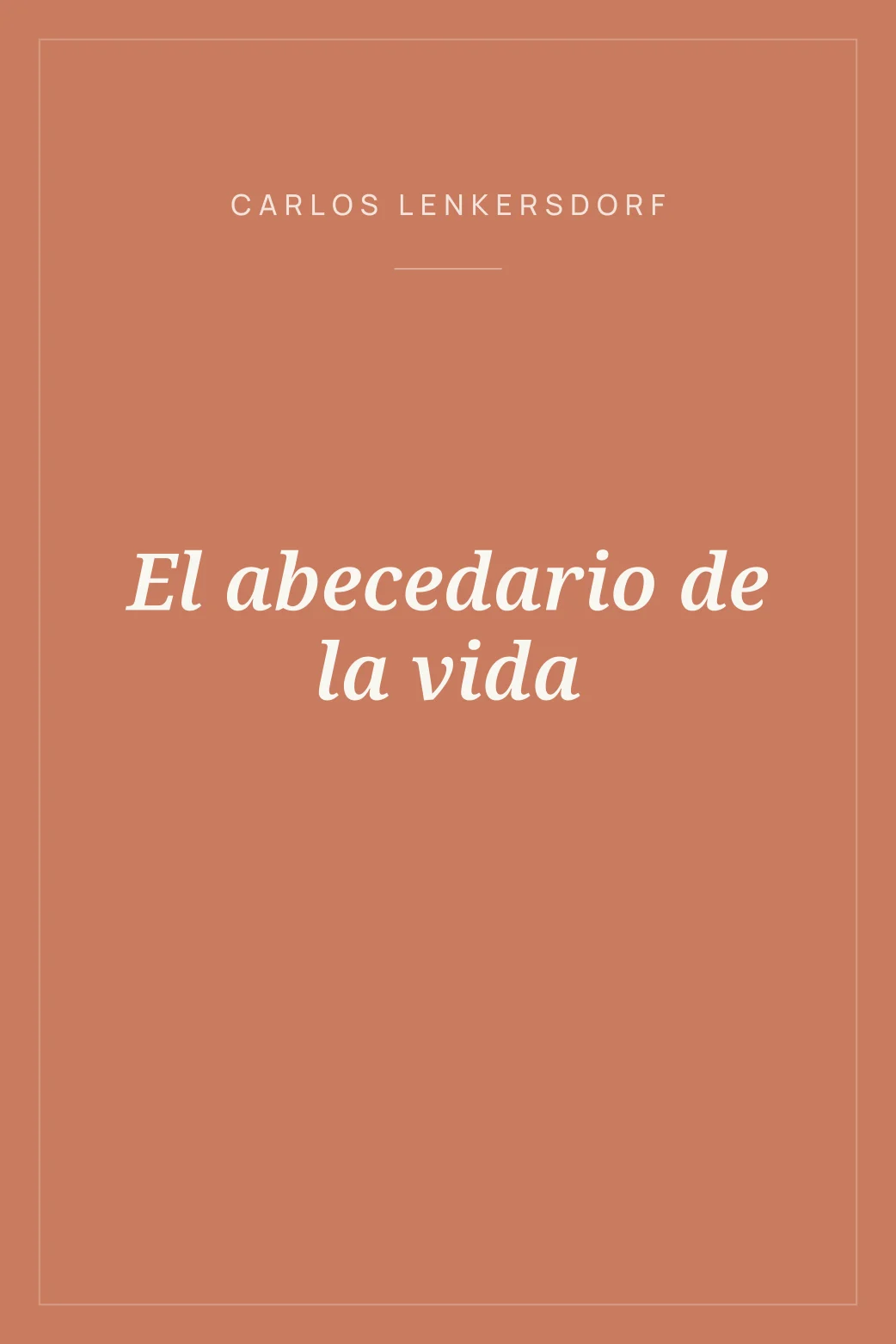 Portada de El abecedario de la vida