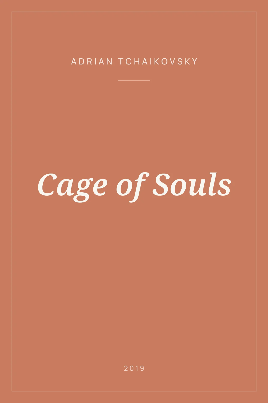 Portada de Cage of Souls