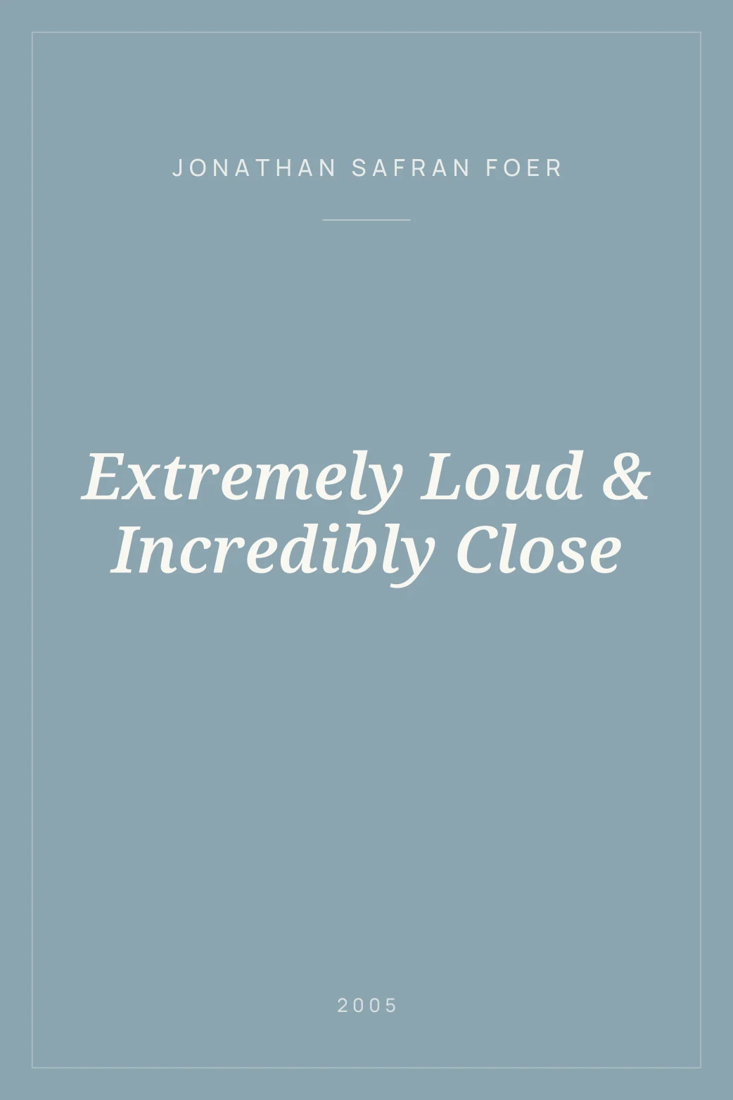 Portada de Extremely Loud & Incredibly Close