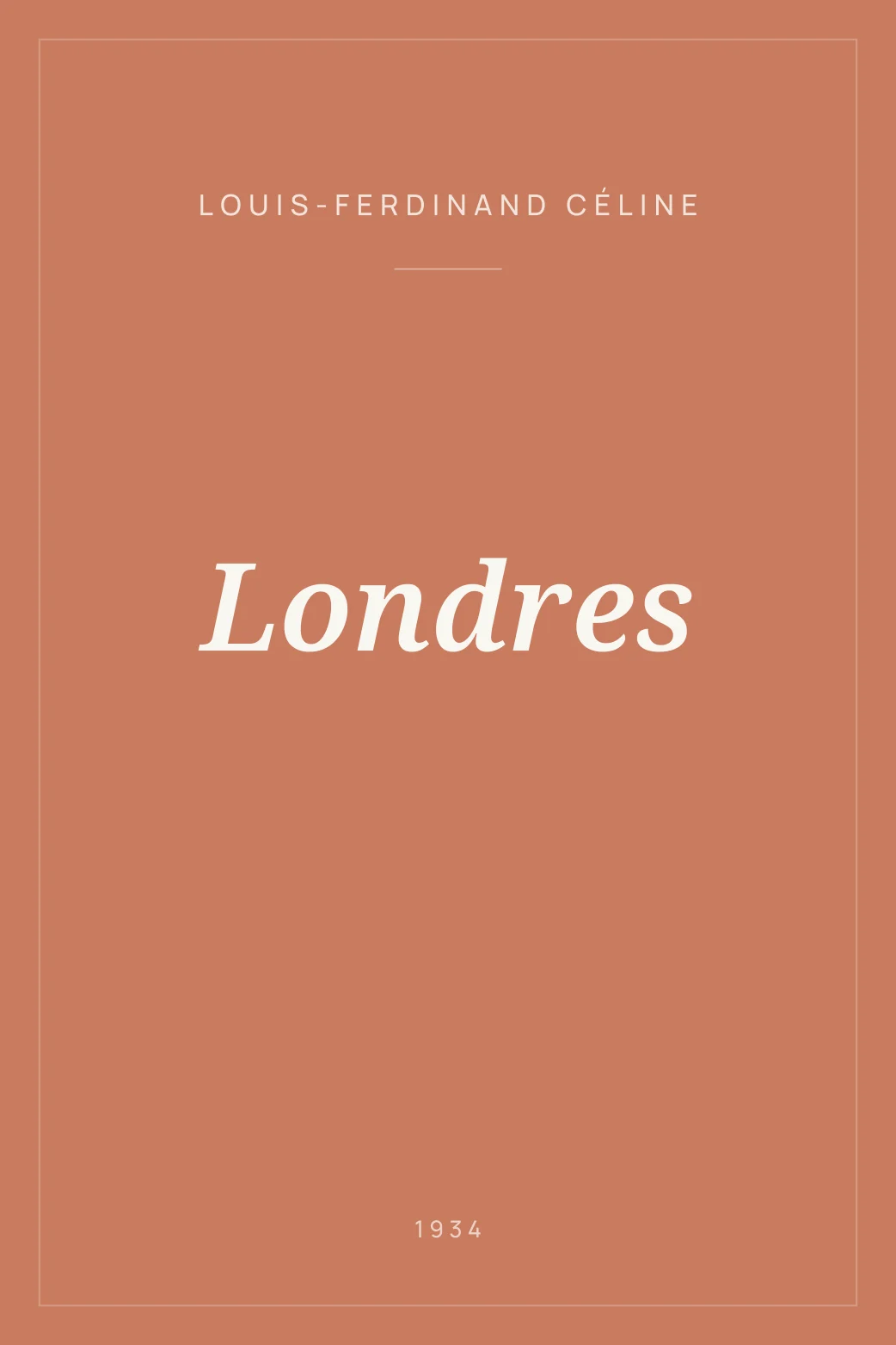 Portada de Londres
