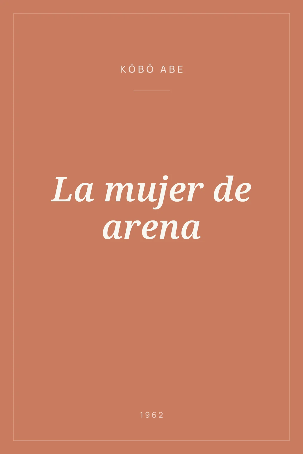 Portada de La mujer de arena