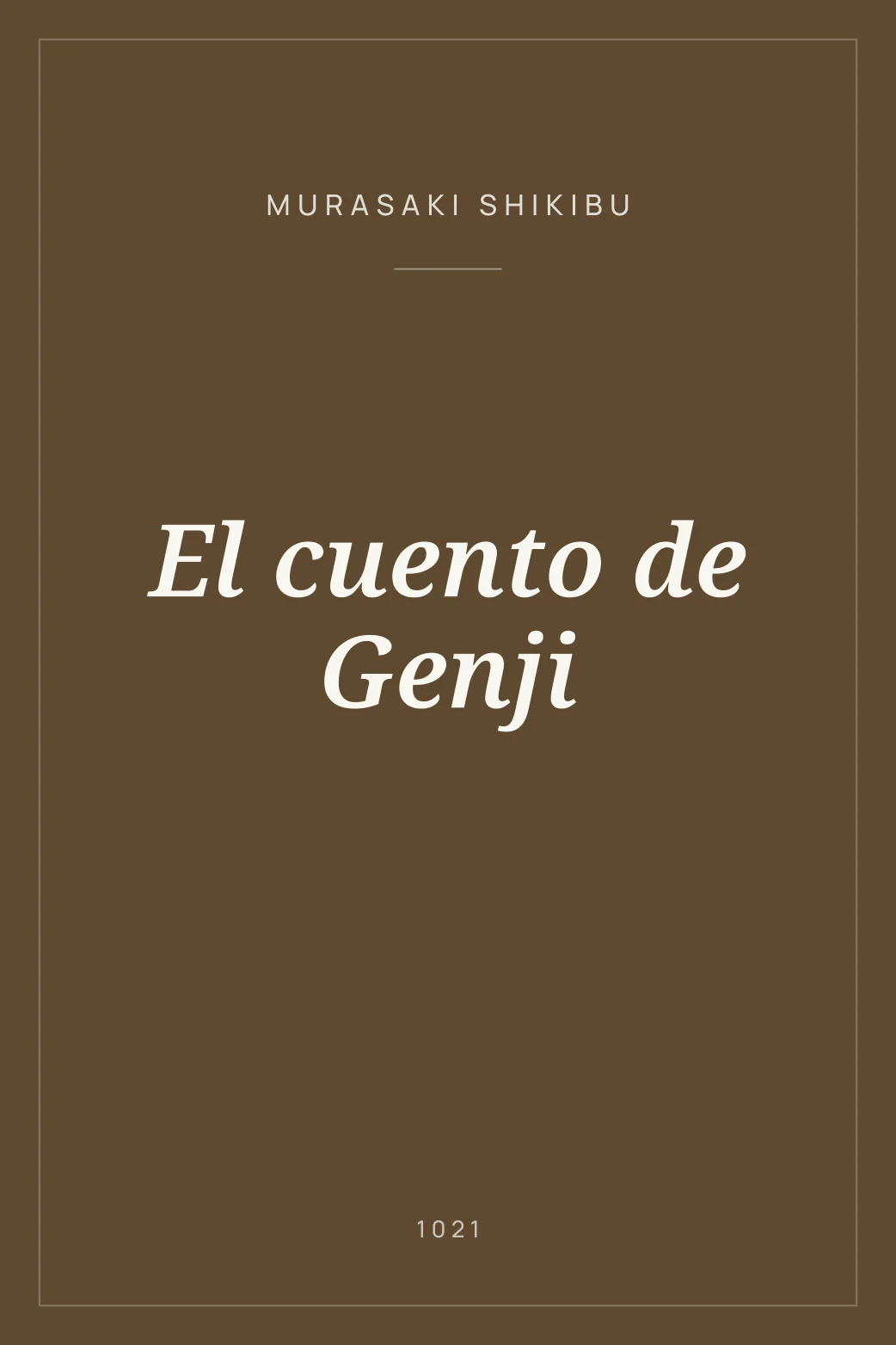 Portada de El cuento de Genji