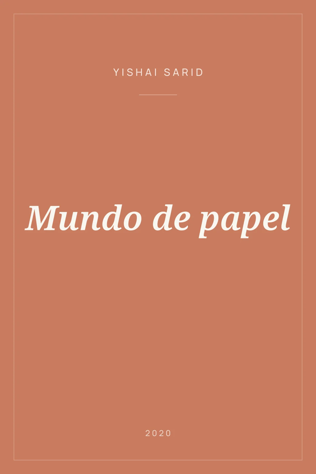 Portada de Mundo de papel