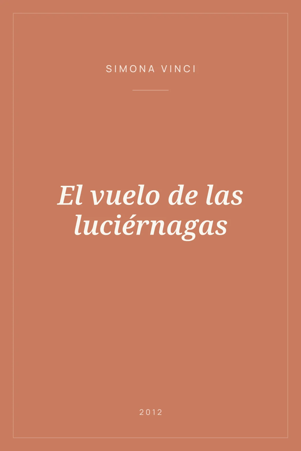 Portada de El vuelo de las luciérnagas