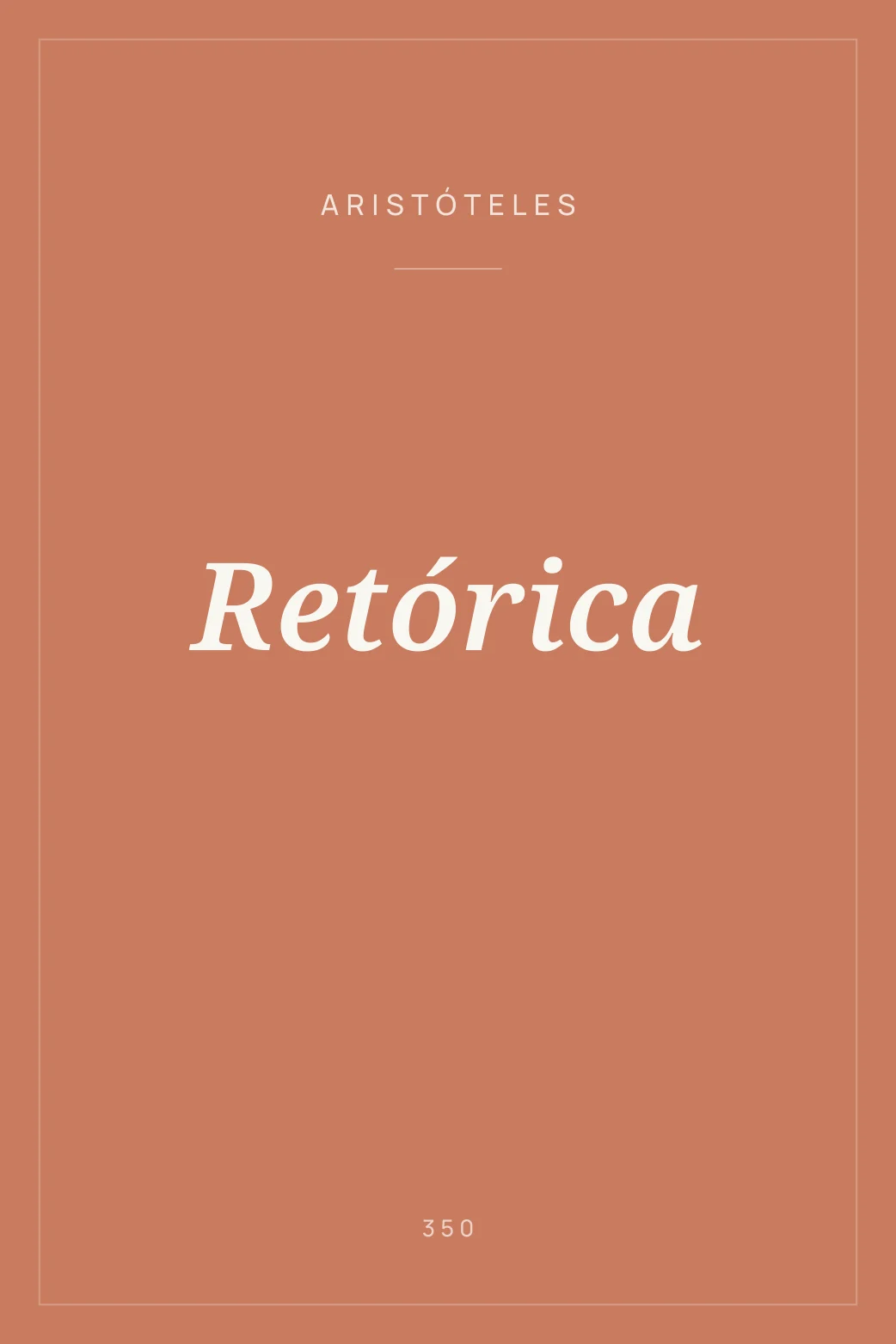 Portada de Retórica