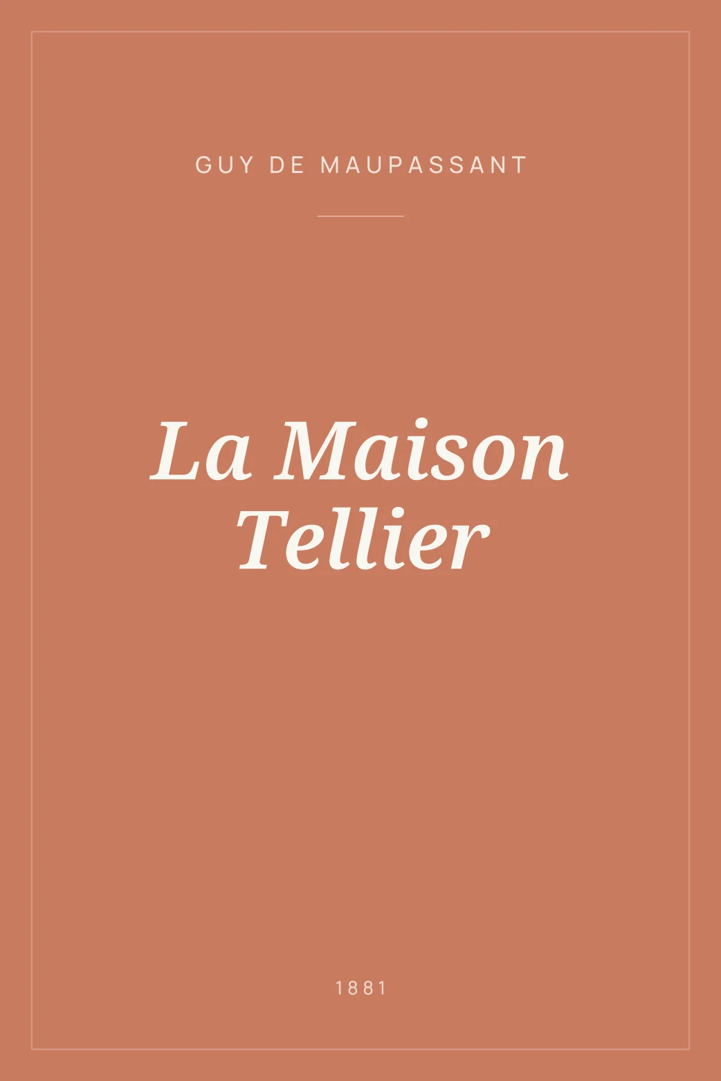 Portada de La Maison Tellier