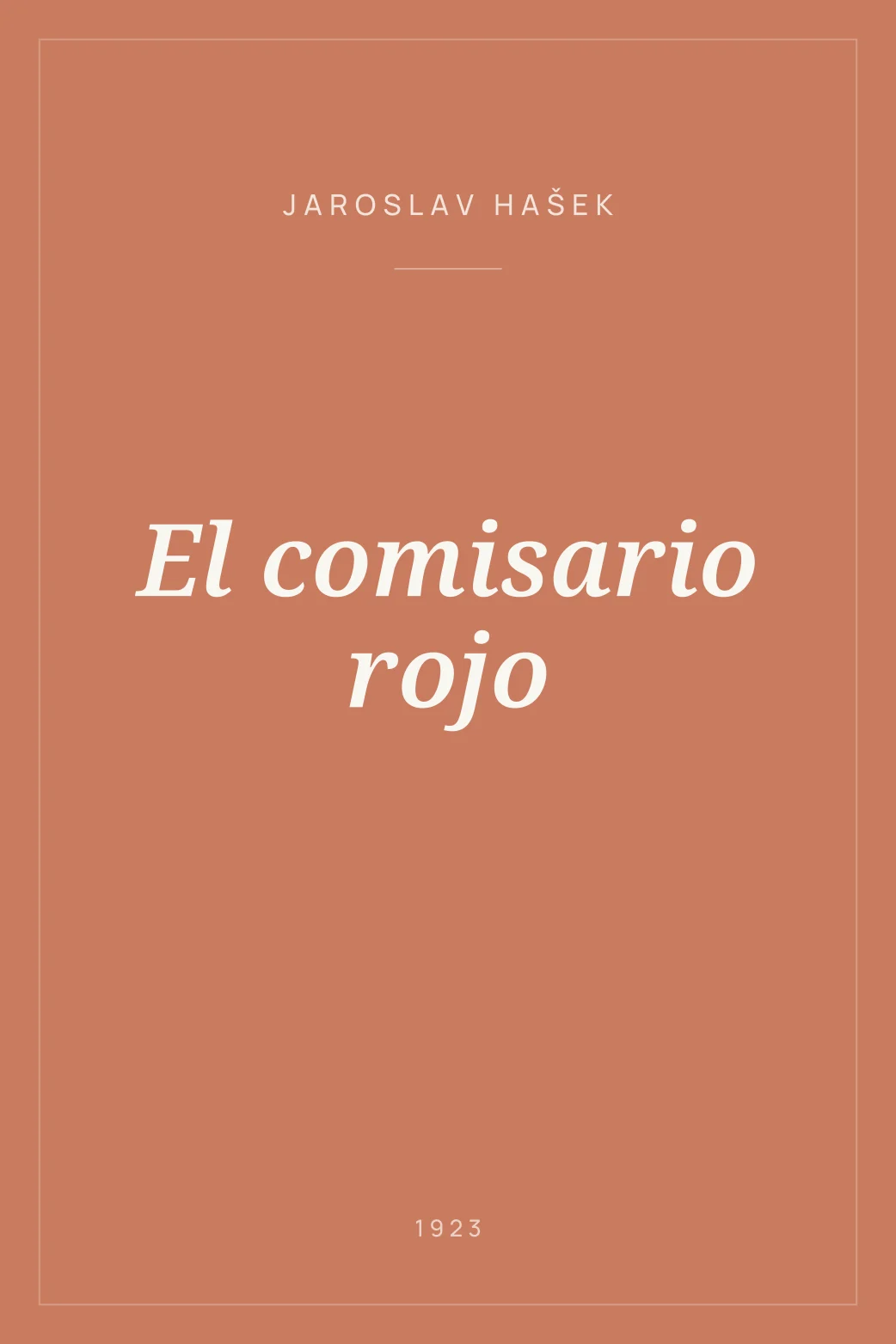 Portada de El comisario rojo