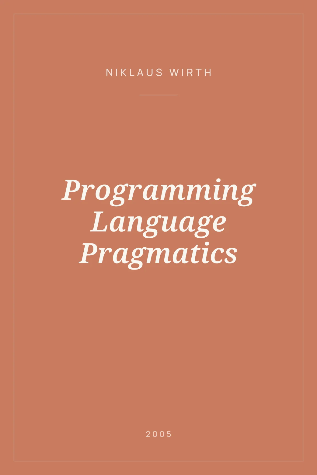 Portada de Programming Language Pragmatics