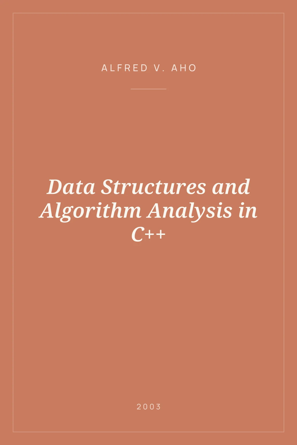 Portada de Data Structures and Algorithm Analysis in C++