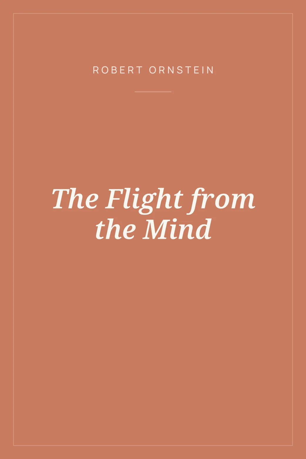 Portada de The Flight from the Mind