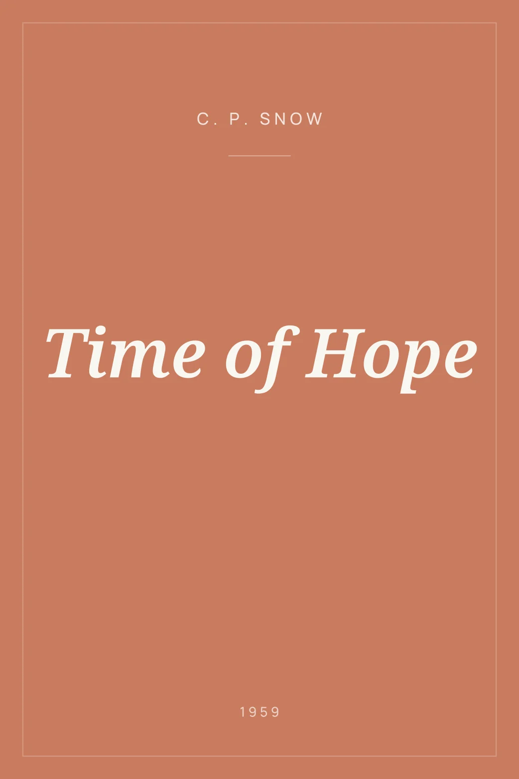 Portada de Time of Hope
