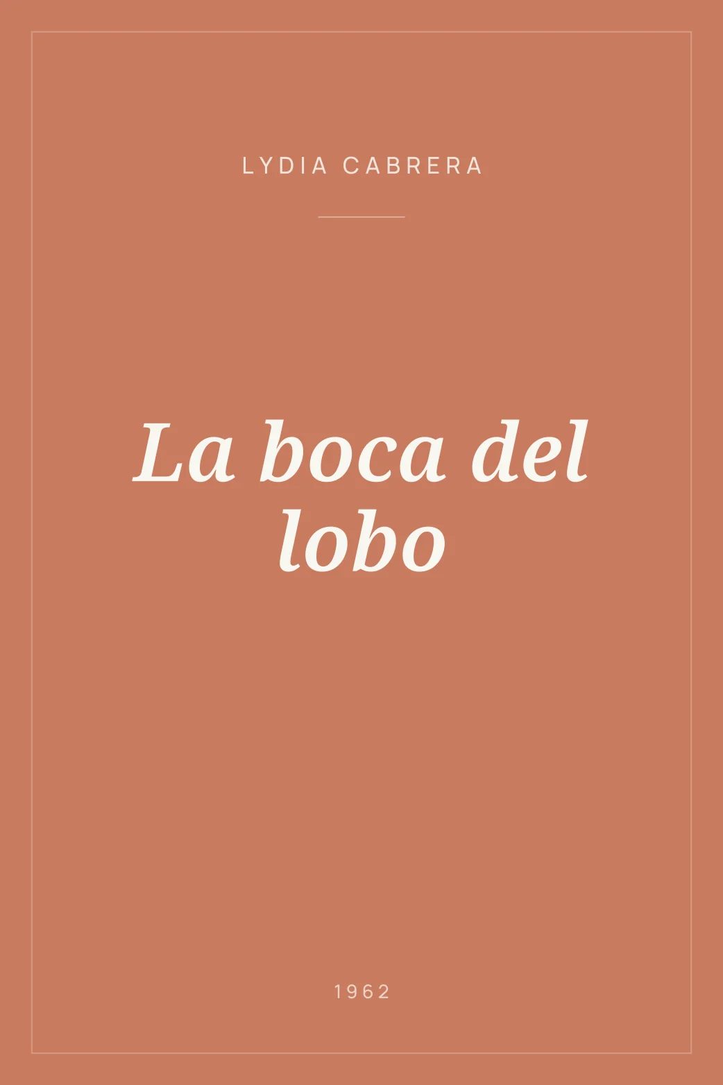Portada de La boca del lobo