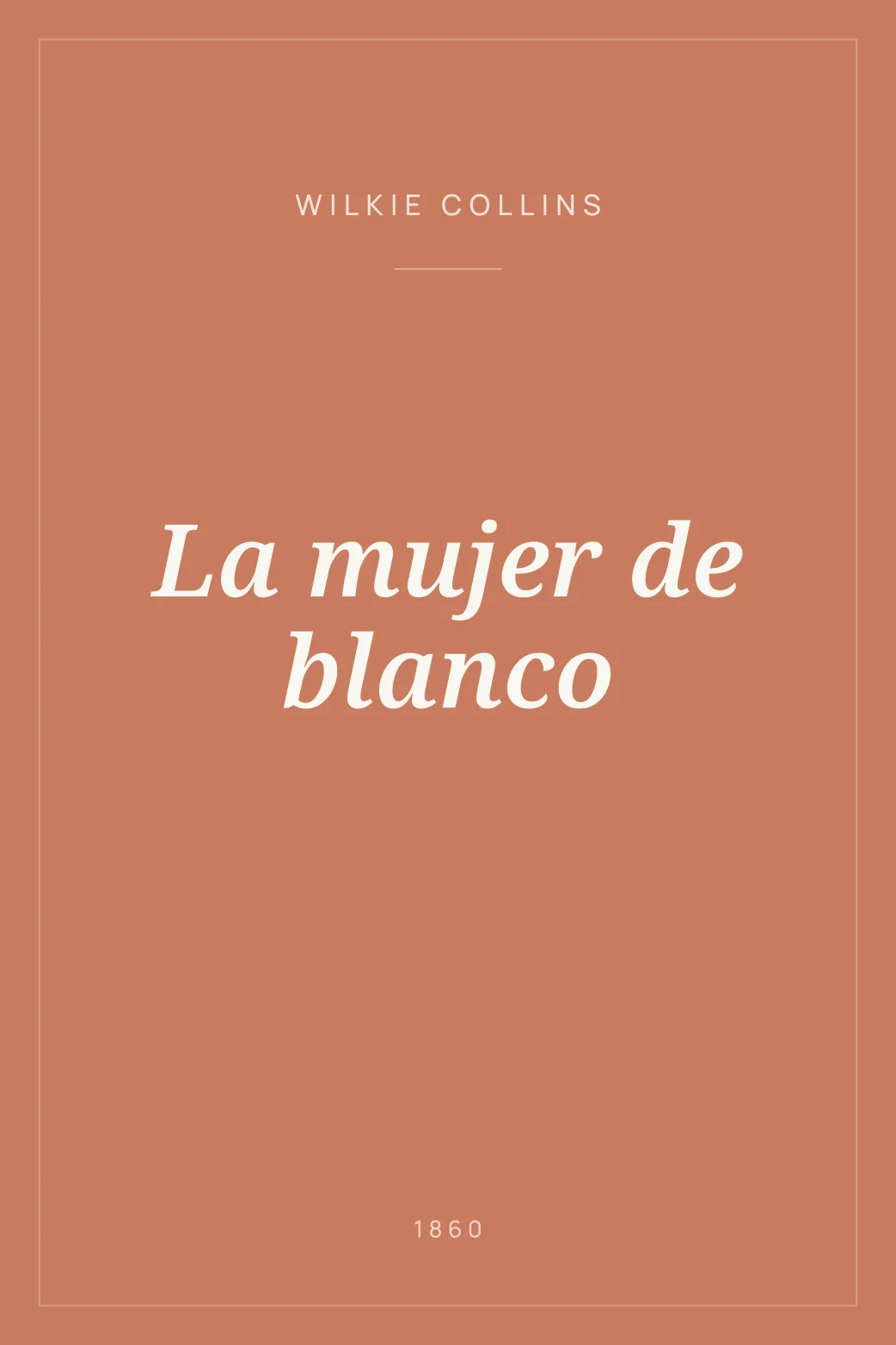 Portada de La mujer de blanco