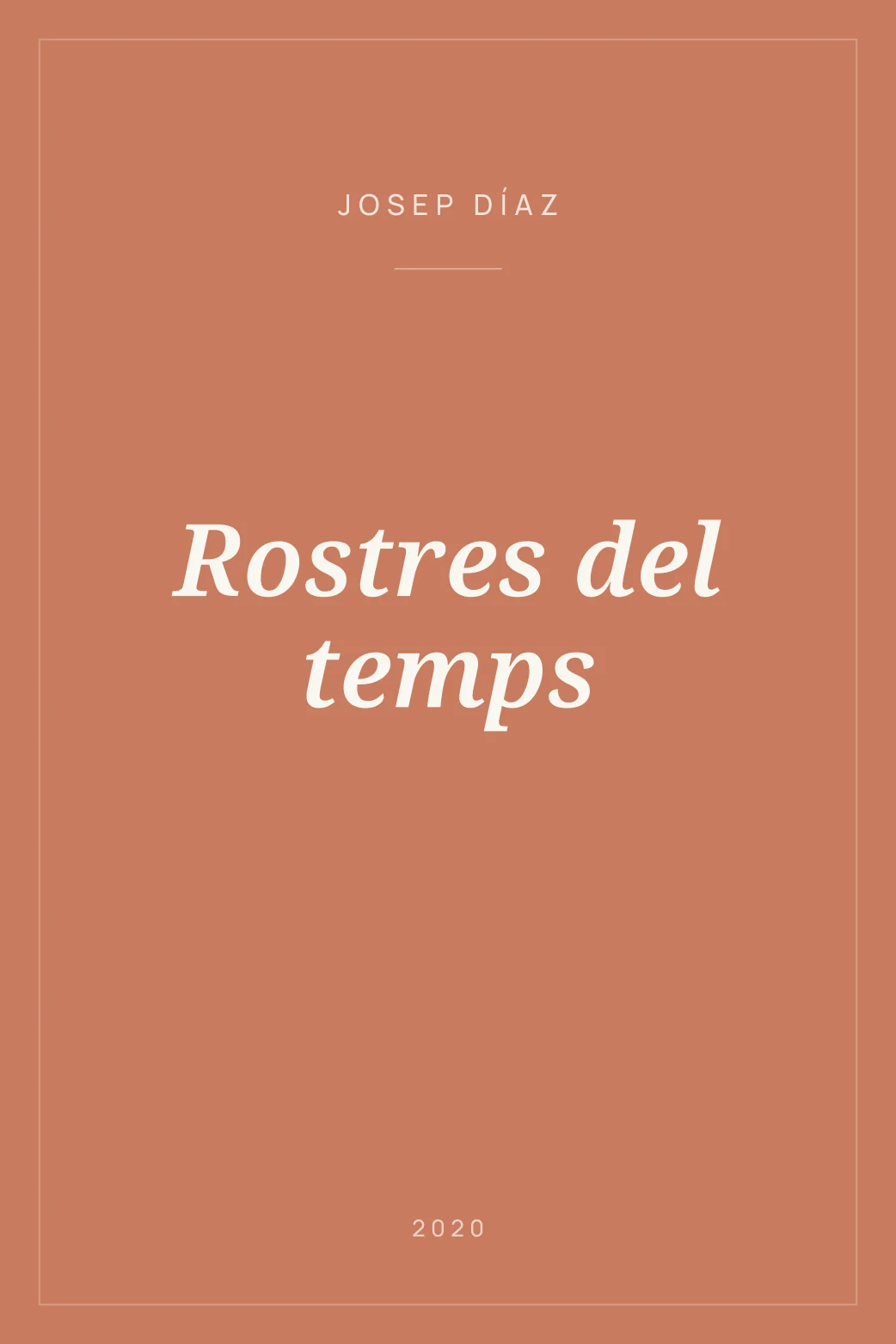 Portada de Rostres del temps