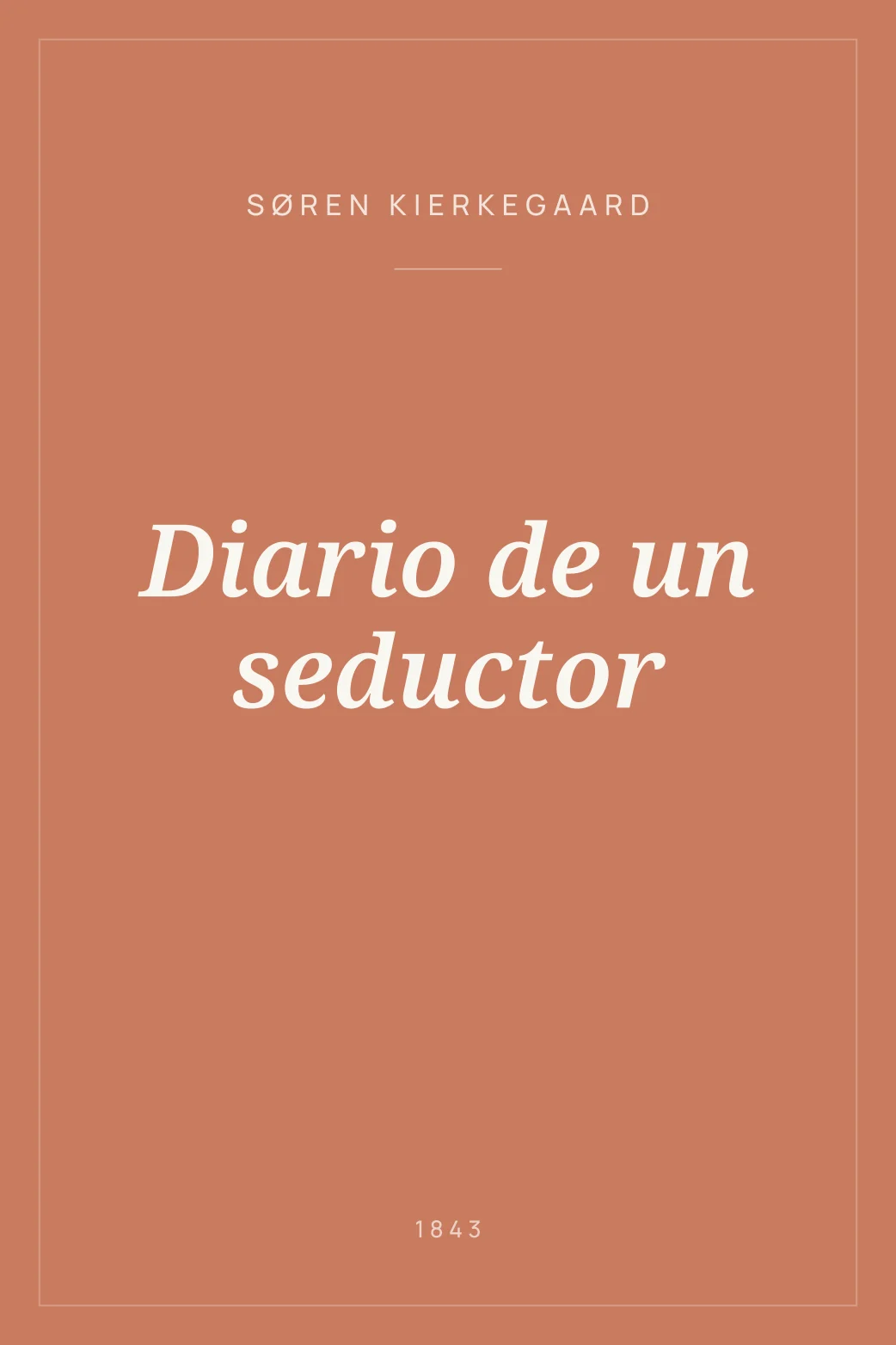 Portada de Diario de un seductor