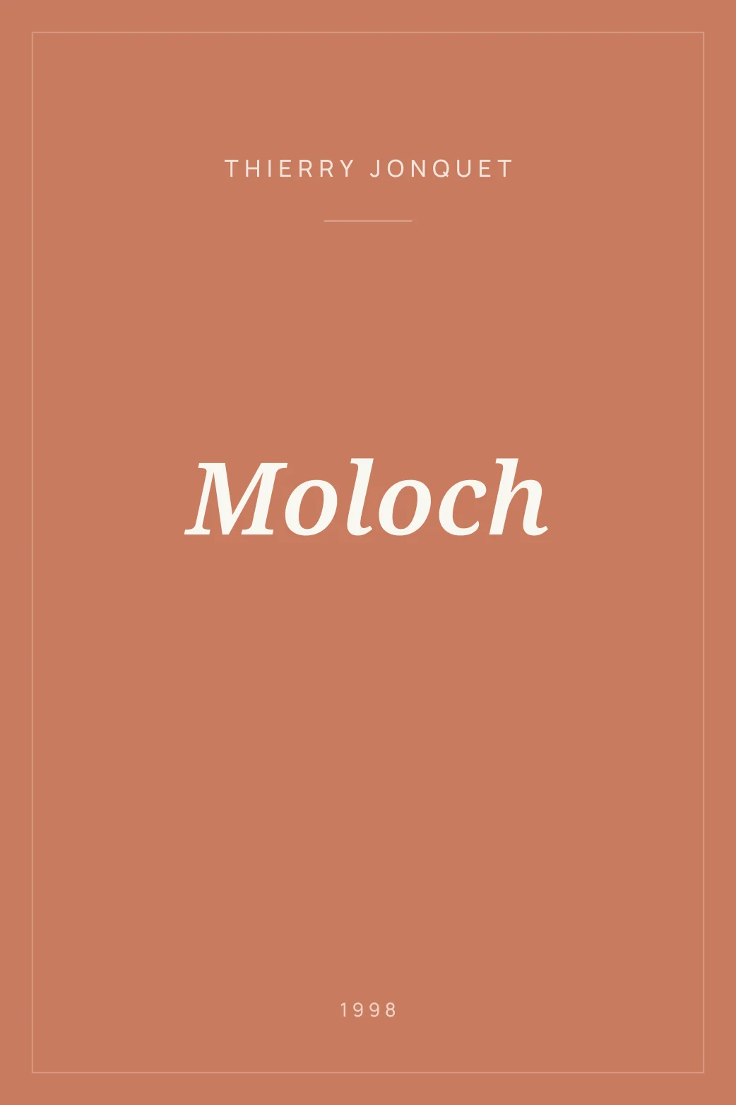 Portada de Moloch