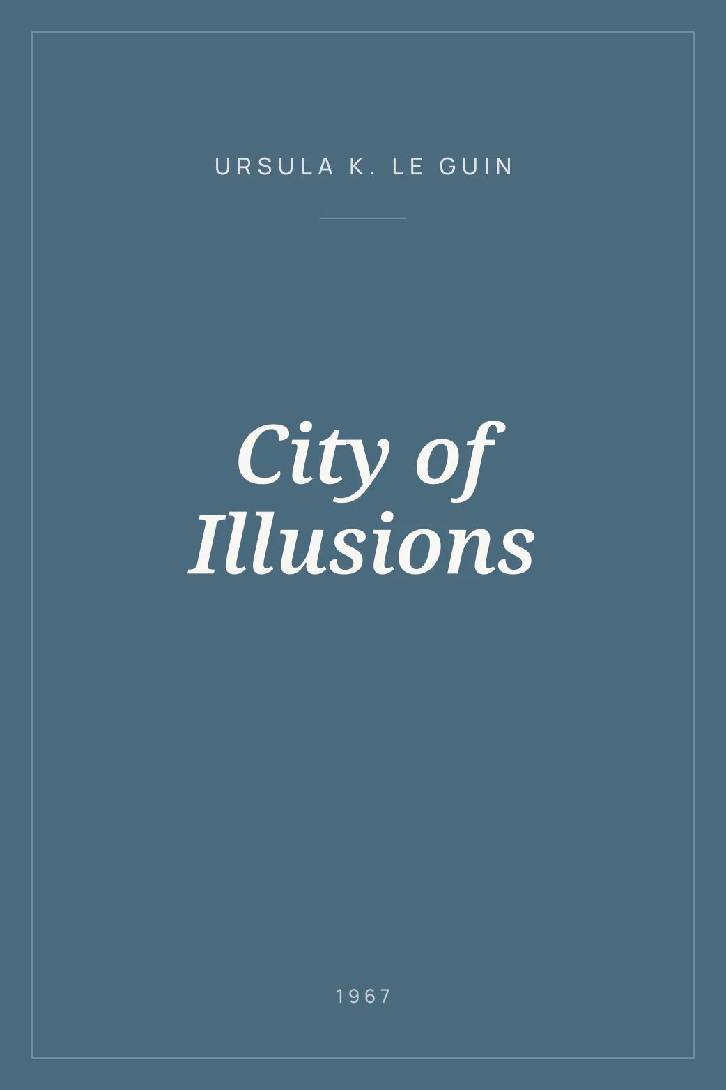Portada de City of Illusions