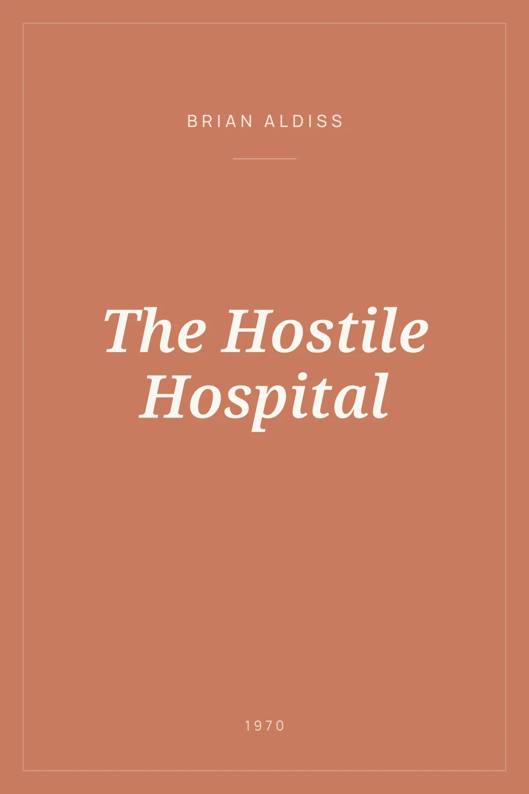 Portada de The Hostile Hospital