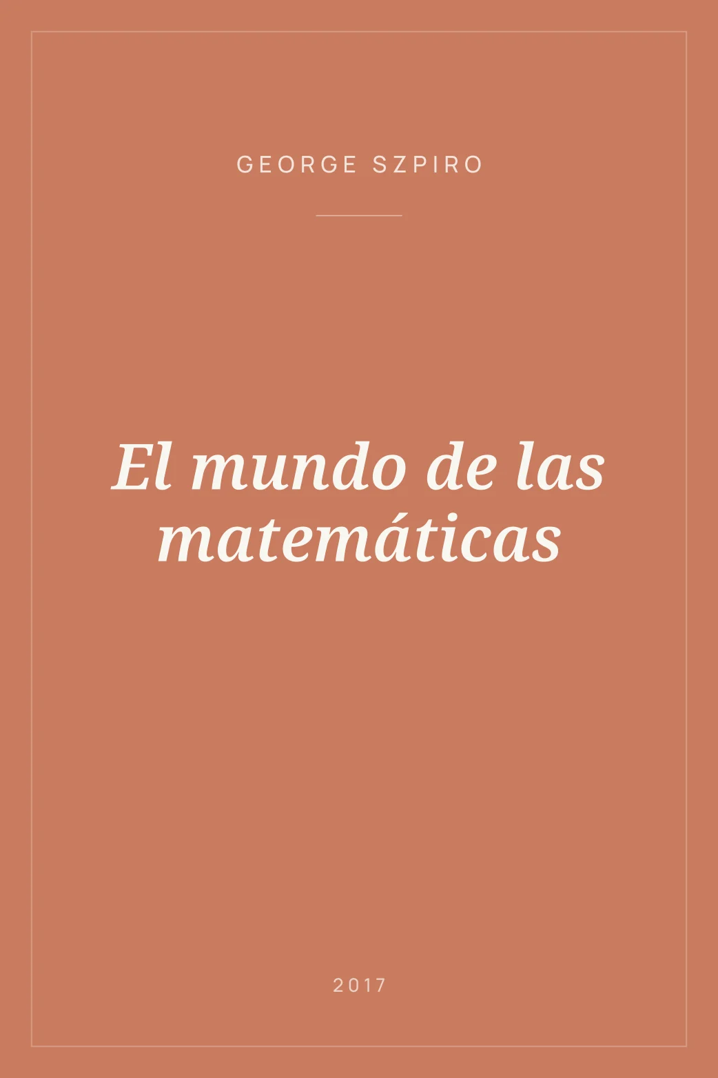 Portada de El mundo de las matemáticas