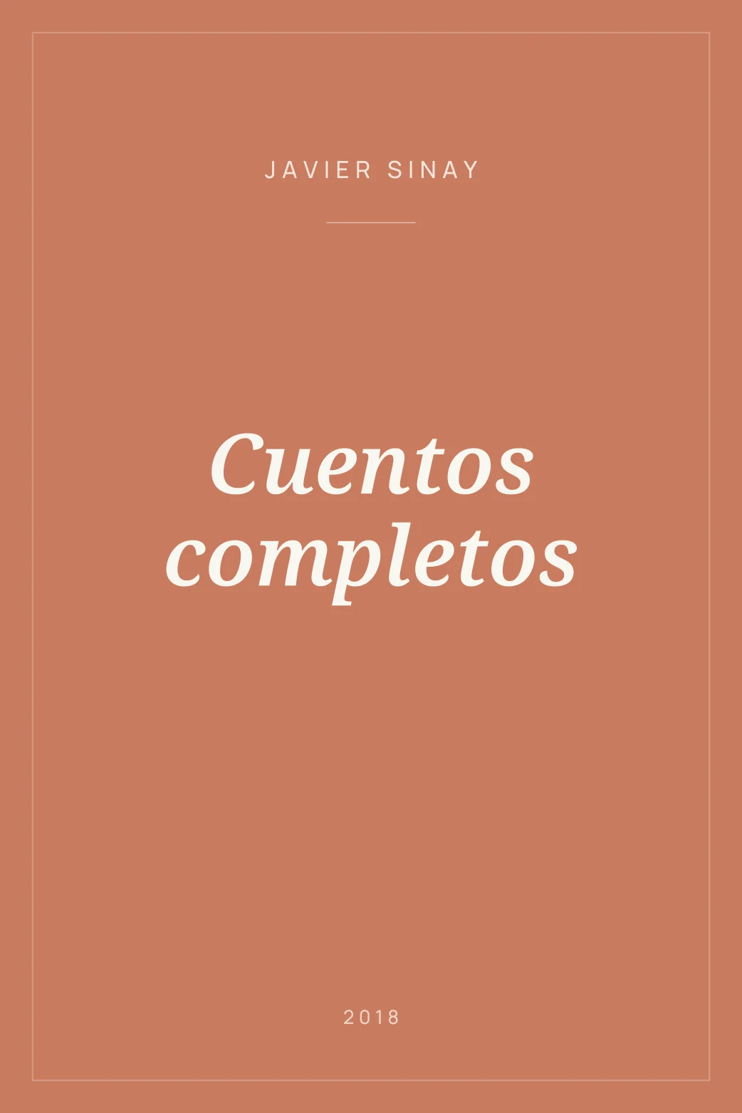 Portada de Cuentos completos