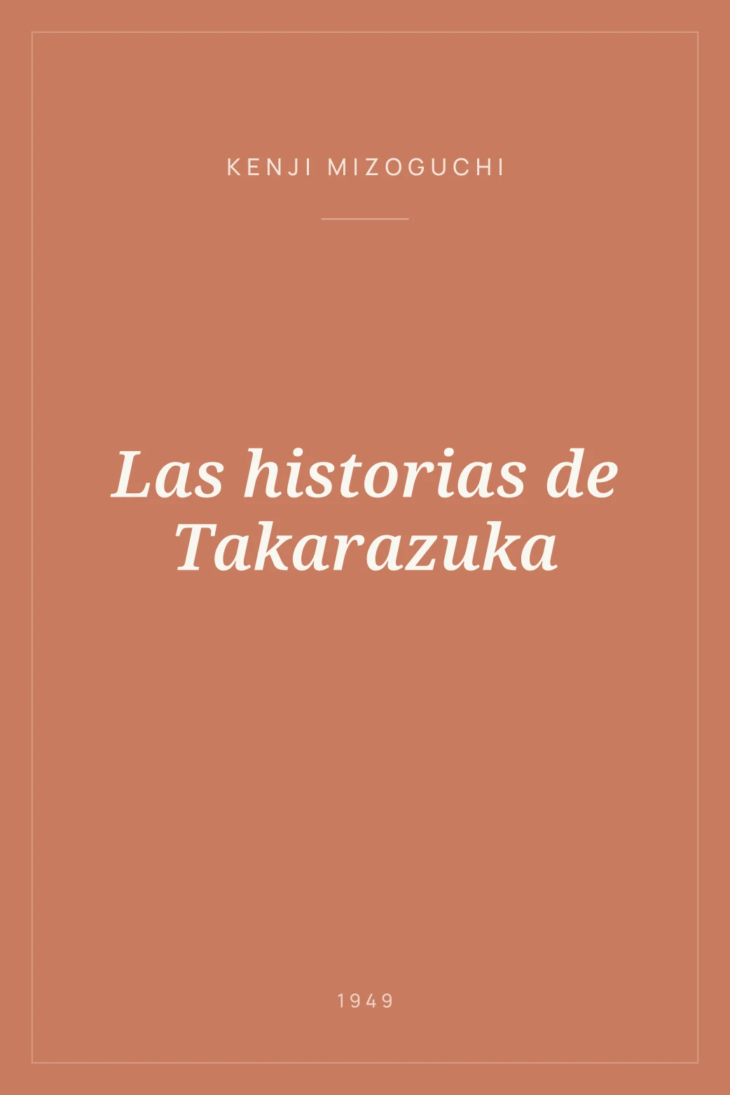 Portada de Las historias de Takarazuka