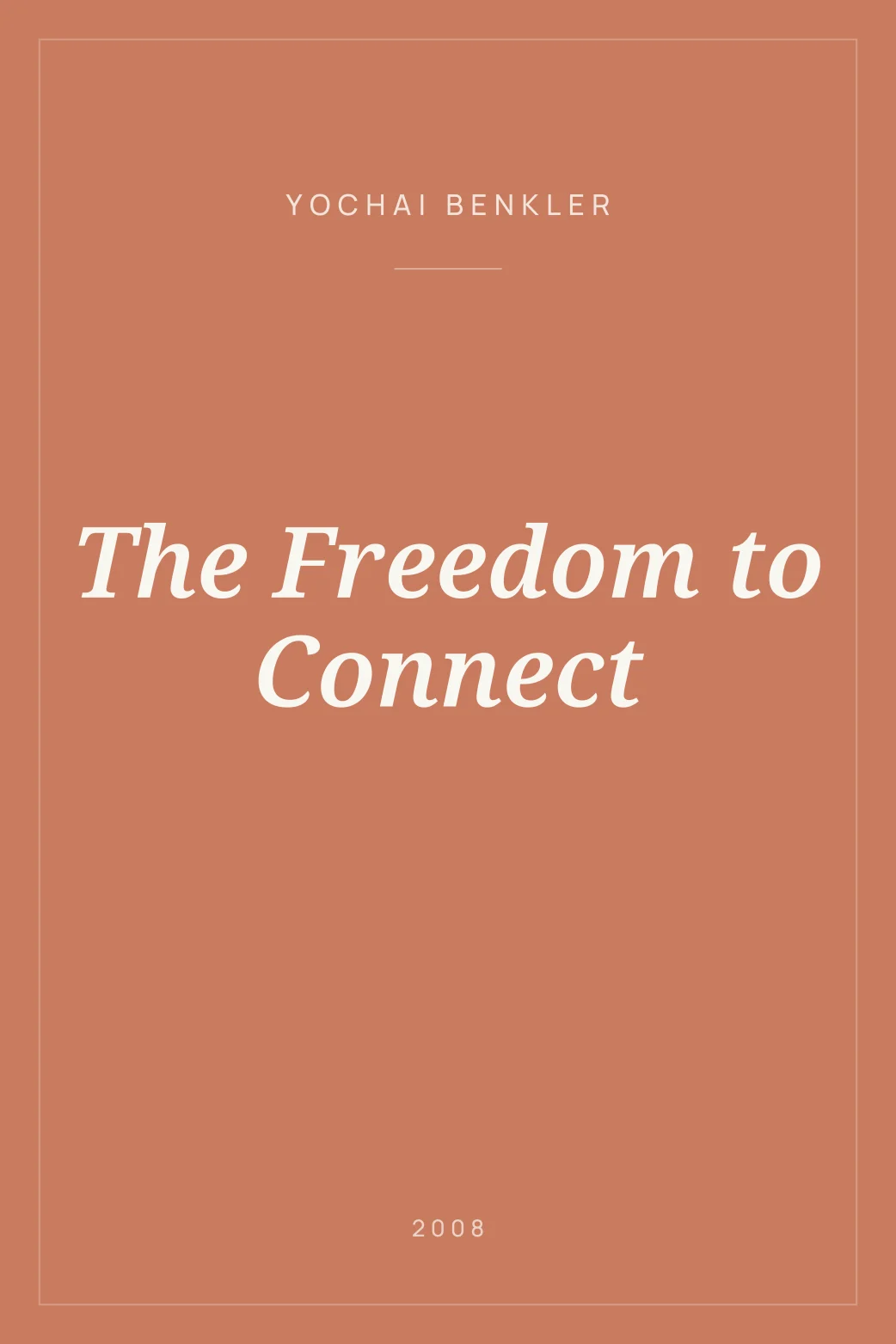 Portada de The Freedom to Connect