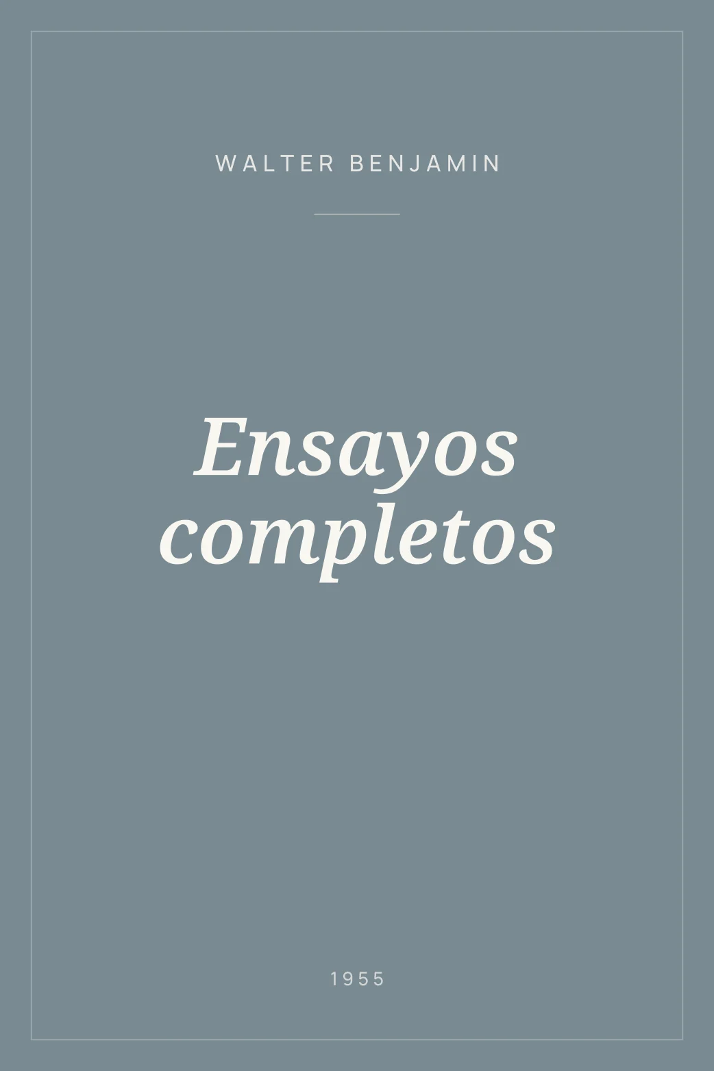 Portada de Ensayos completos