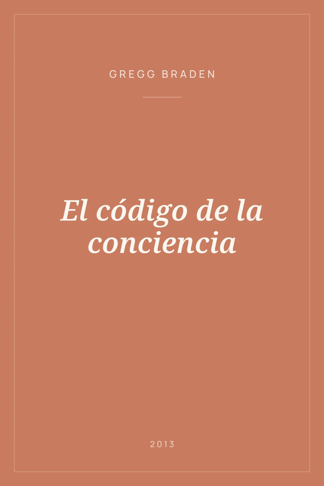 Portada de El código de la conciencia