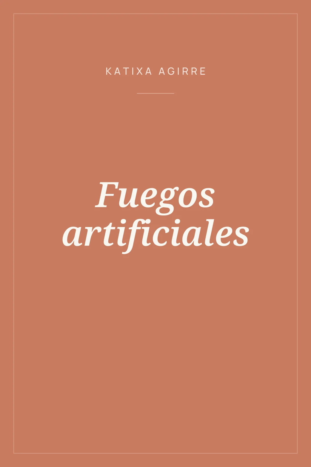 Portada de Fuegos artificiales
