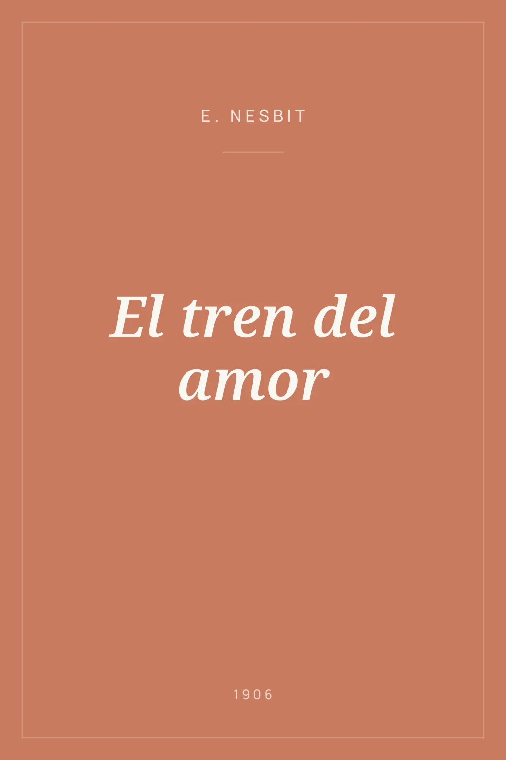 Portada de El tren del amor