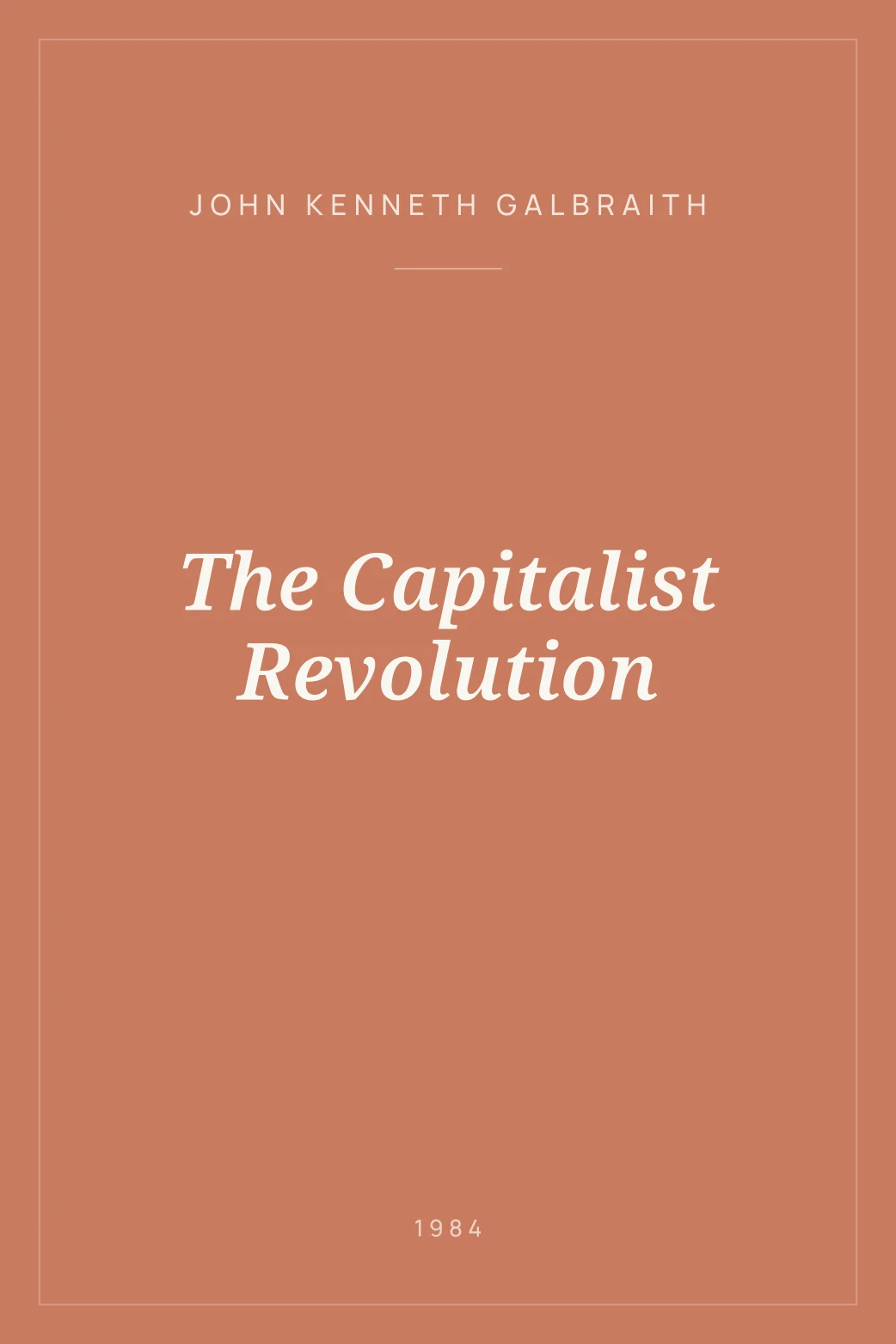 Portada de The Capitalist Revolution