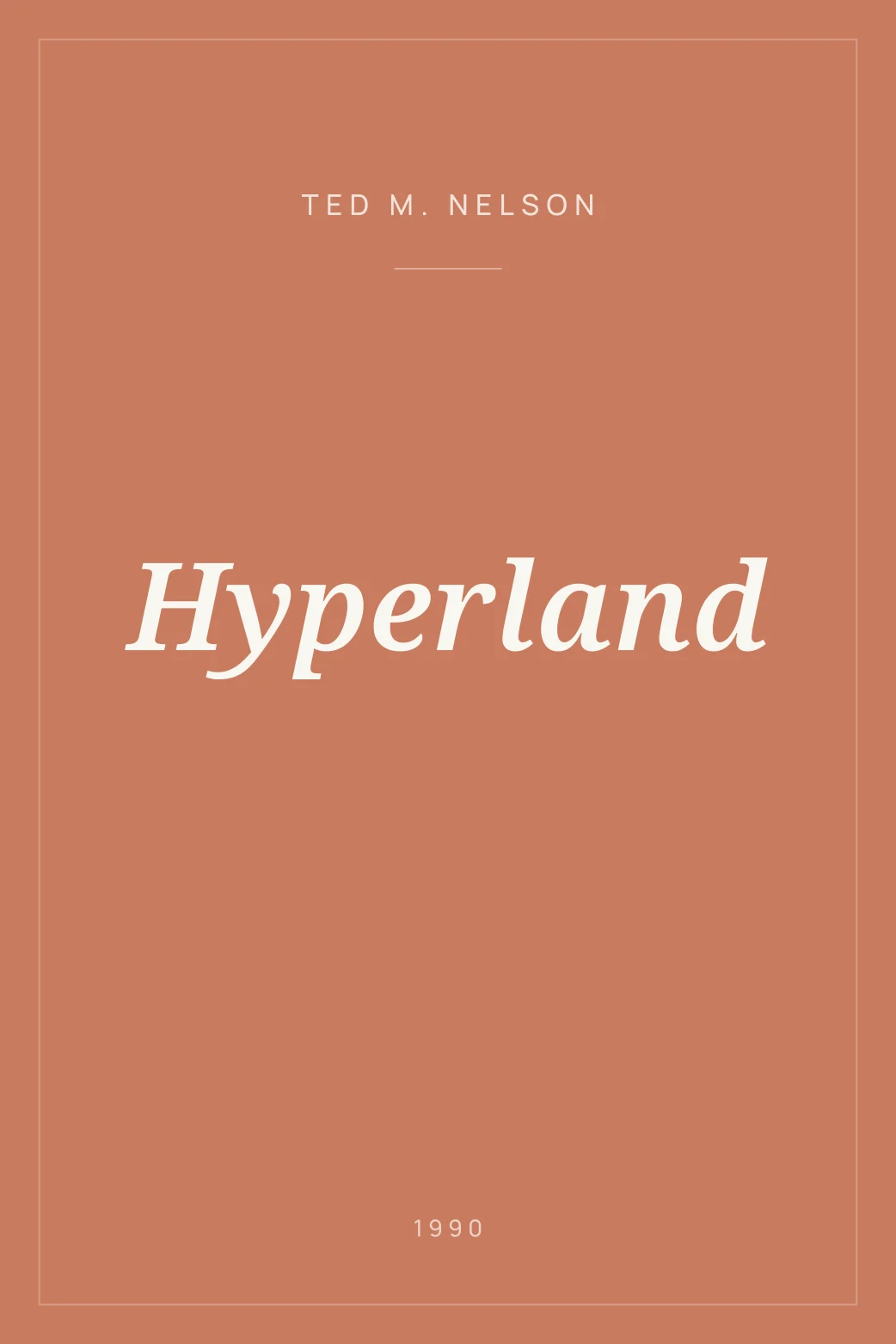 Portada de Hyperland