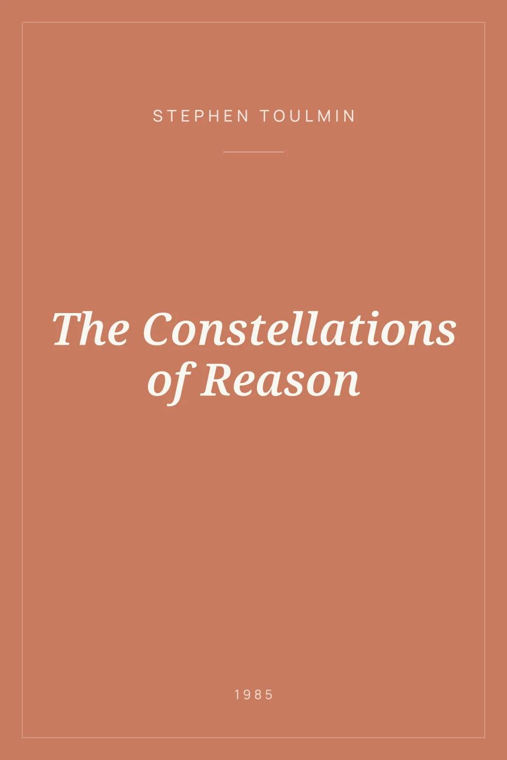 Portada de The Constellations of Reason