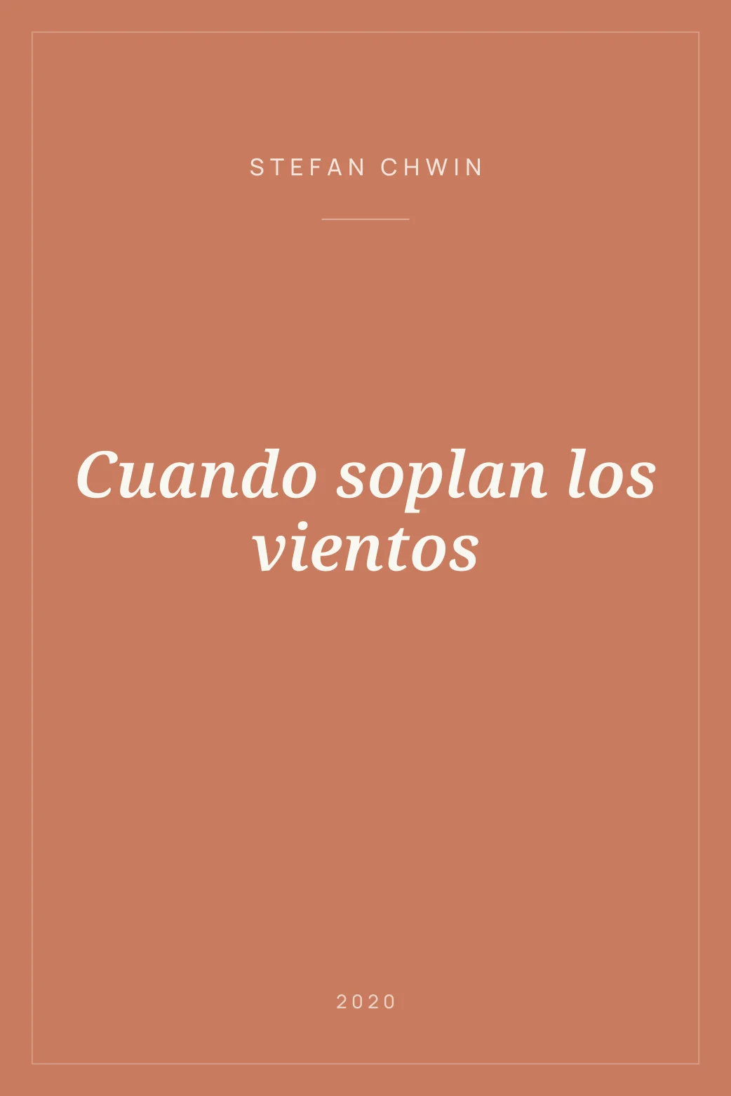 Portada de Cuando soplan los vientos