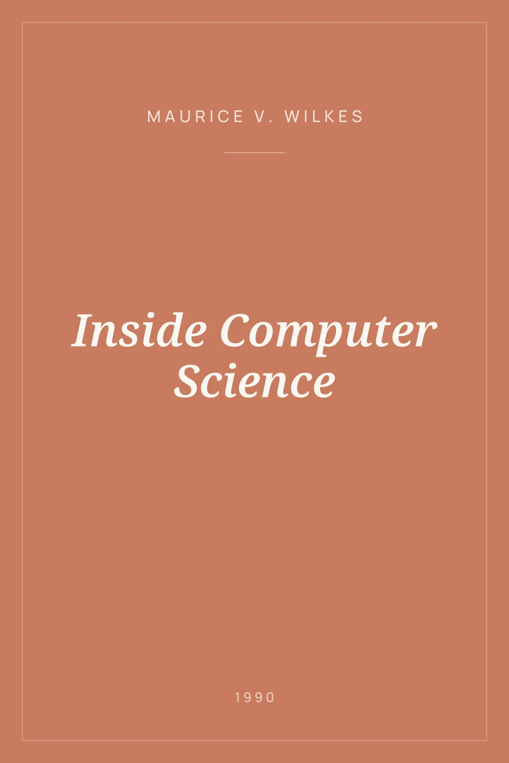 Portada de Inside Computer Science