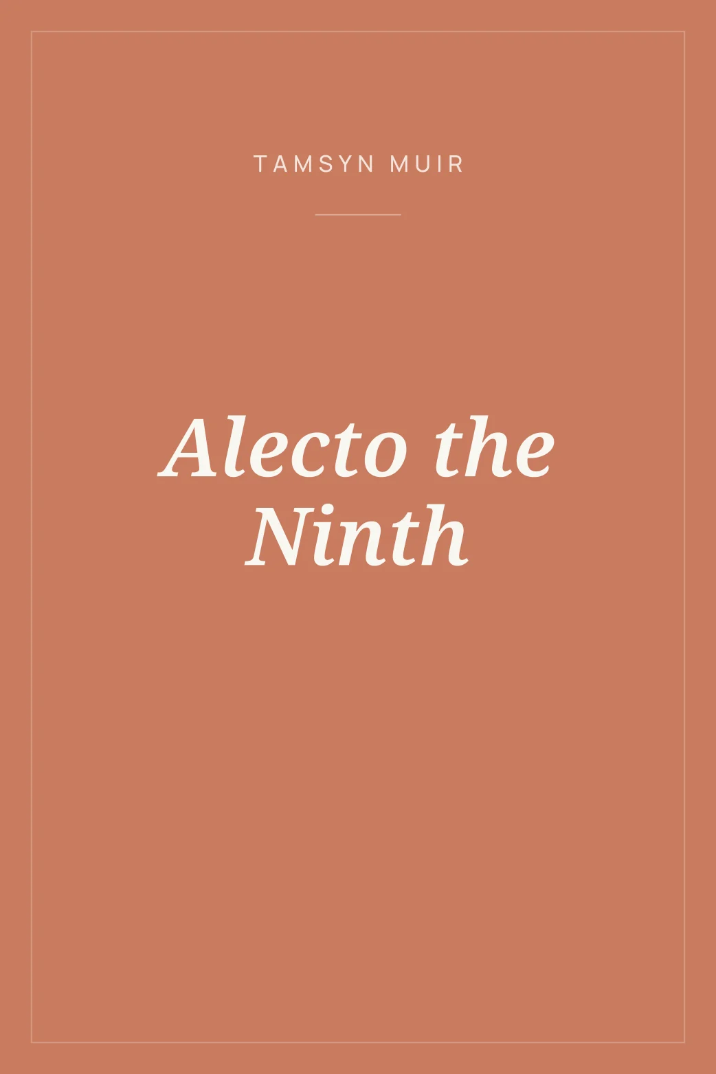 Portada de Alecto the Ninth