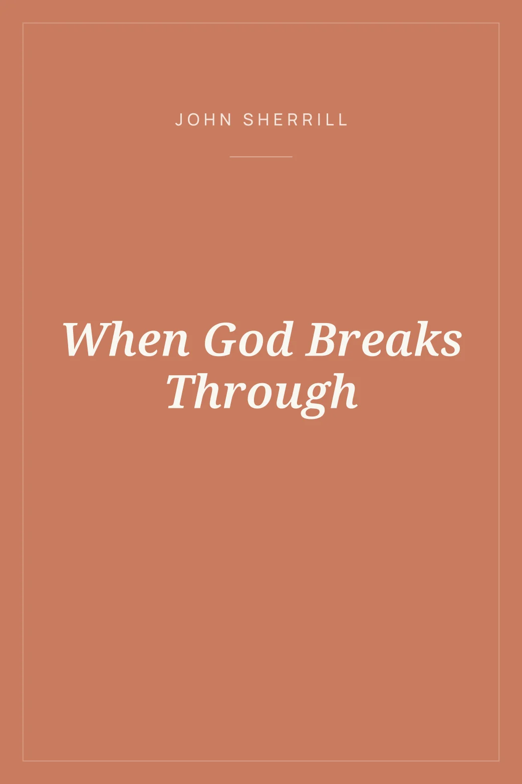 Portada de When God Breaks Through