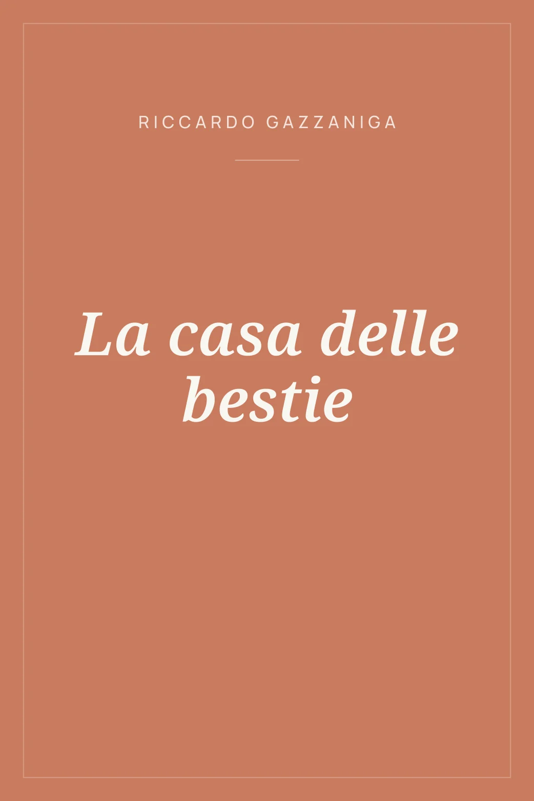 Portada de La casa delle bestie