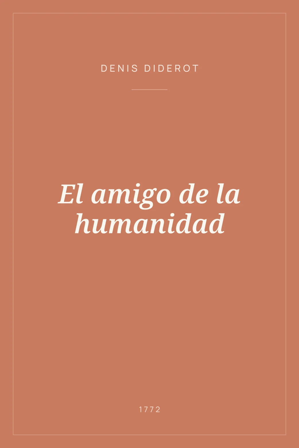 Portada de El amigo de la humanidad