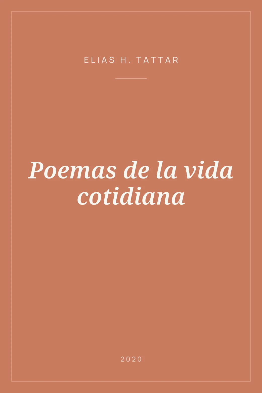 Portada de Poemas de la vida cotidiana