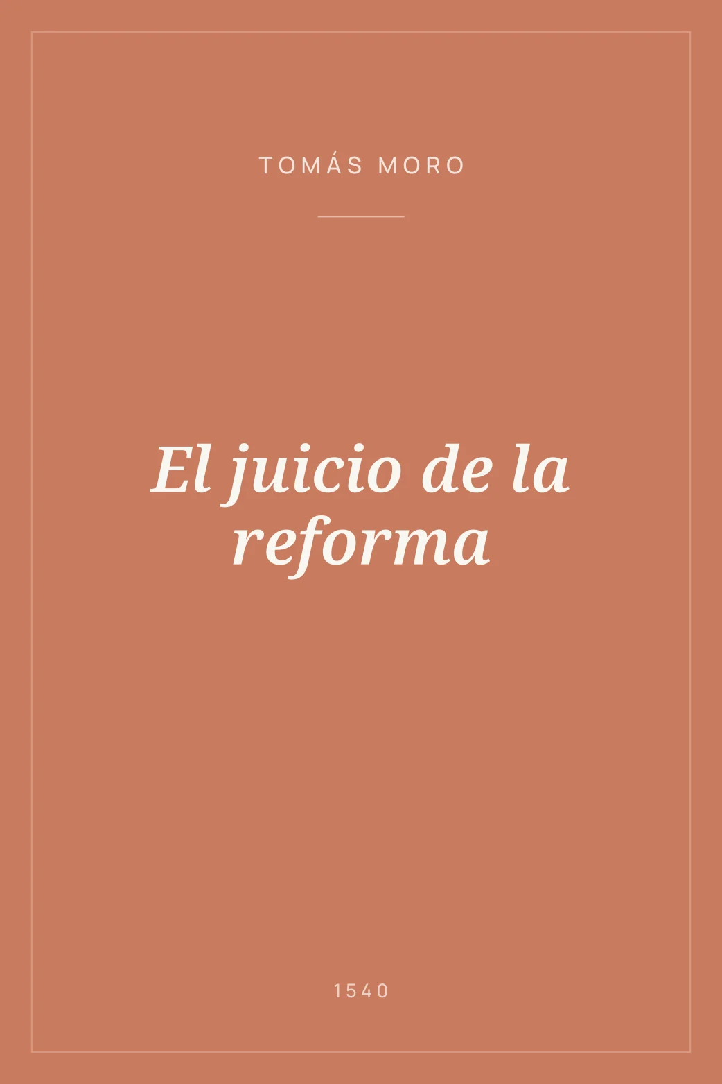 Portada de El juicio de la reforma