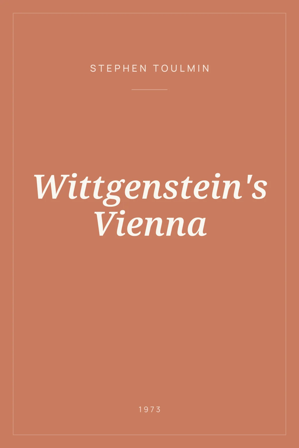 Portada de Wittgenstein's Vienna
