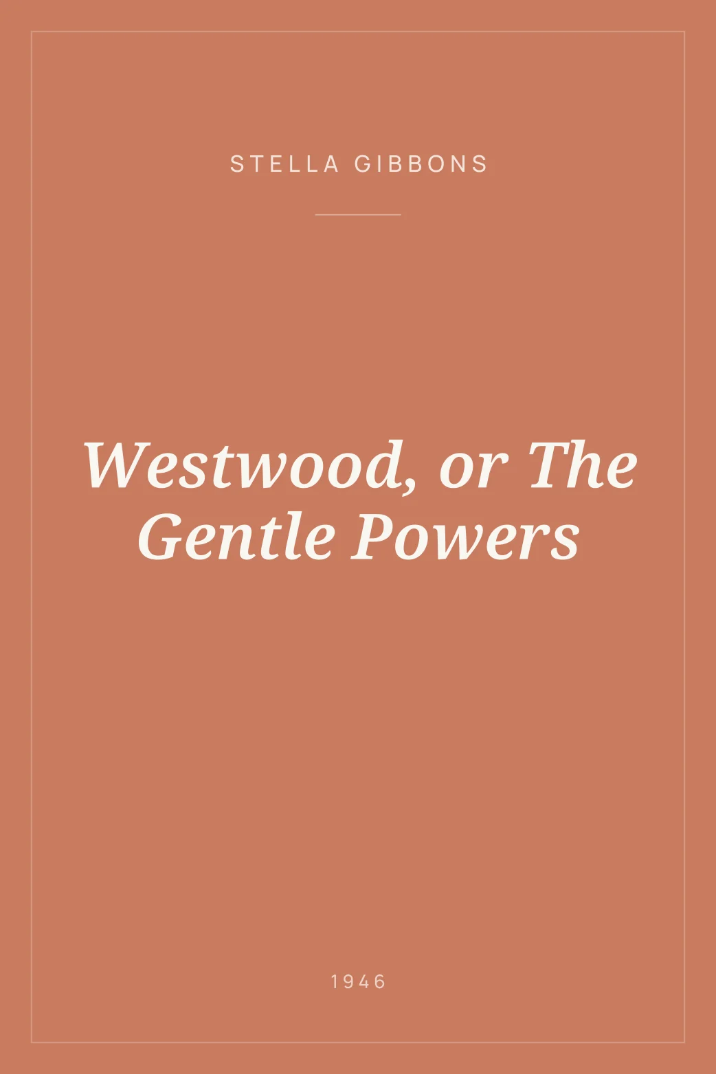 Portada de Westwood, or The Gentle Powers