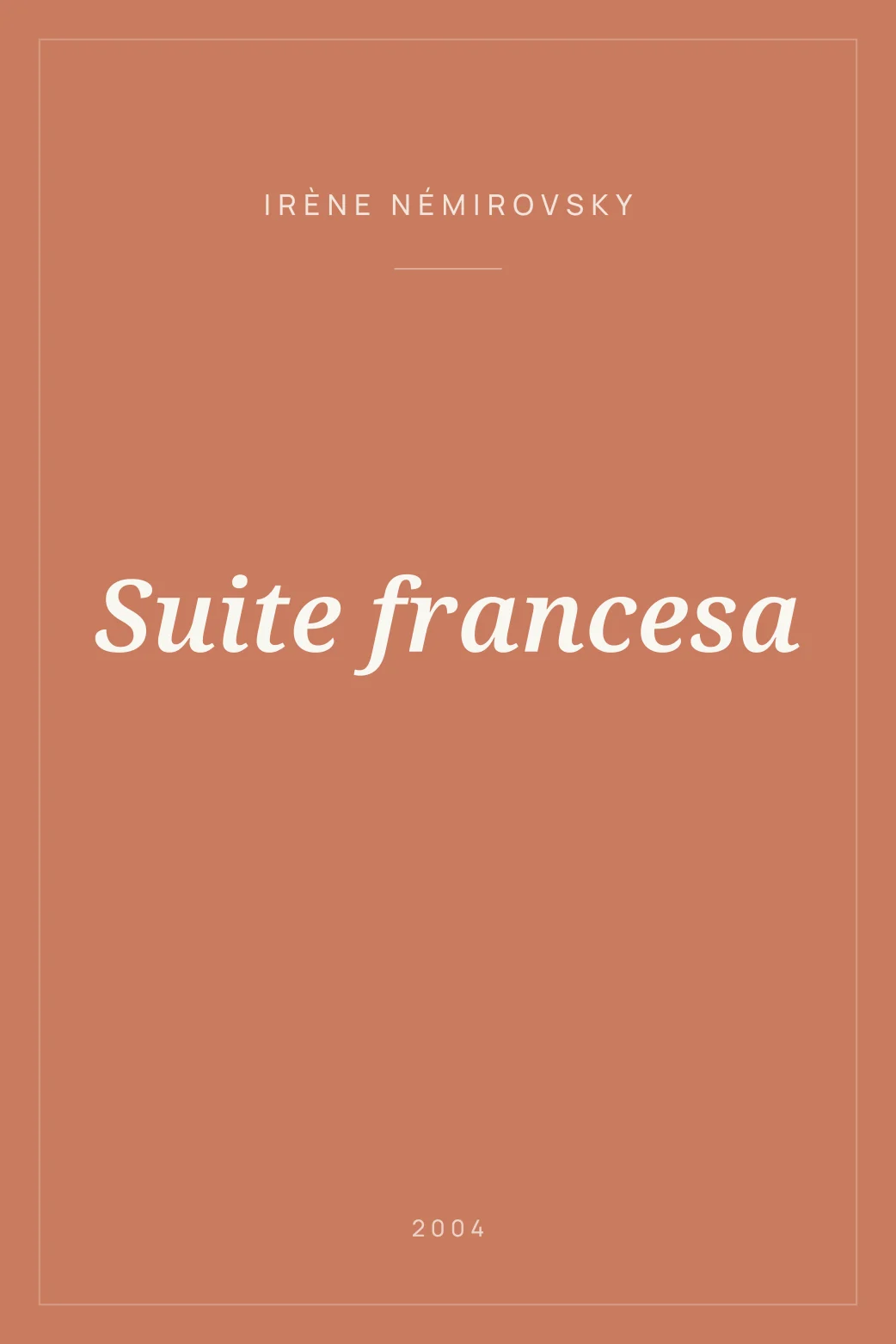 Portada de Suite francesa