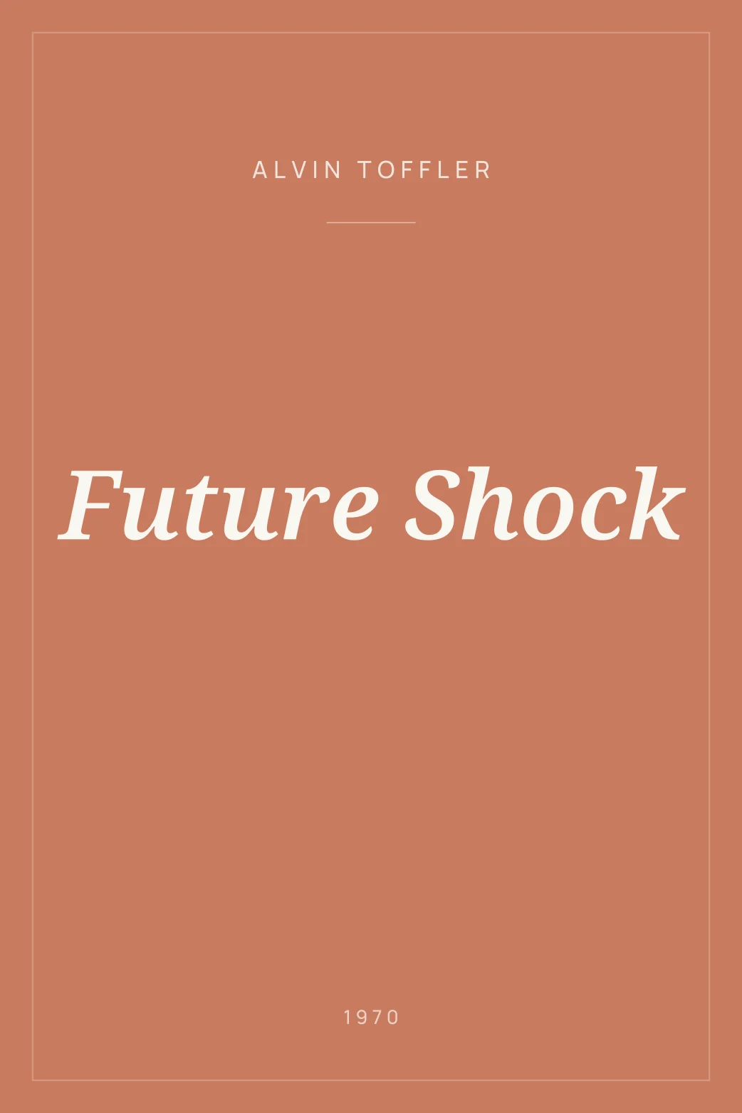 Portada de Future Shock